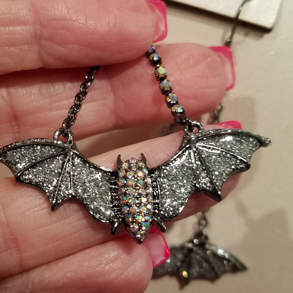 Betsey Johnson Bat Earrings - Picture 6 of 8